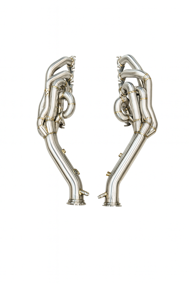 Audi R8 V10 / Lamborghini Gallardo LP / Lamborghini Huracan Free Flow Headers - Valvetronic Exhausts