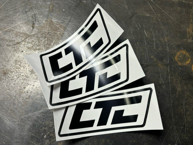 CRAZY TURBO CLOTHING STICKER