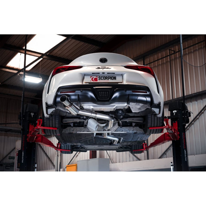 Scorpion Toyota GR Supra (A90) 3.0T 80MM Single Exit Cat-Back Exhaust