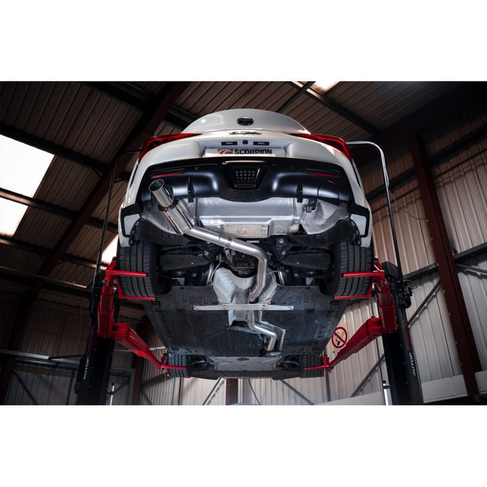 Scorpion Toyota GR Supra (A90) 3.0T 80MM Single Exit Cat-Back Exhaust