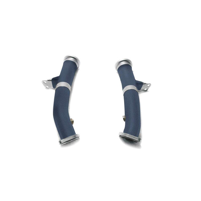 Armytrix Ceramic Coated High-flow Performance De-catted Down-pipe with Cat-simulator \ for Mercedes-AMG W205 C43 (2015-2022) - MBC45-RDDC