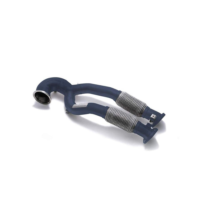 Armytrix Ceramic Coated High-flow performance de-catted main down pipe with cat simulator for Audi RS3 8V Sedan Non-OPF (2017-2020) - AU8VR-BDDC