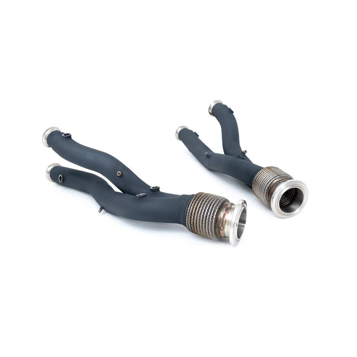 Armytrix Ceramic Coated High-flow Performance De-catted Pipe with Cat-simulator for Lamborghini Aventador SVJ LP770-4 (2018-Present) - LBASV-DDC