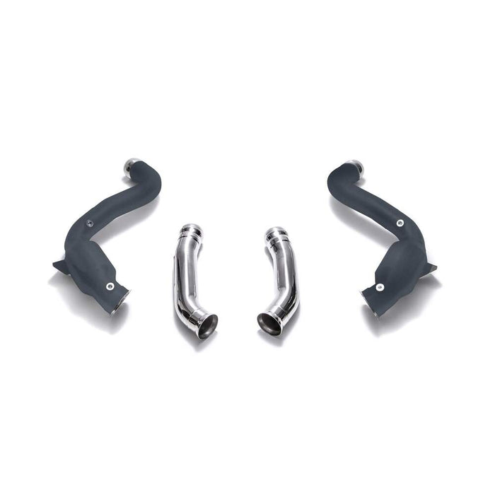 Armytrix Ceramic coated Sport Cat-pipe with 200 CPSI Catalytic Converter + Secondary down pipe for Mercedes-AMG W205 C63/C63S (2014-2022) - MB056-CDC