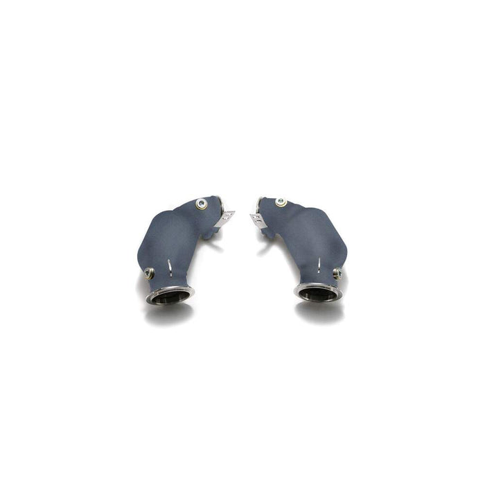 Armytrix Ceramic Coated Sport Cat Pipe with 200 cpsi Catalytic Converters & Cat Simulator for BMW F90 M5 (2017-2024) - BMF9M-CDC1