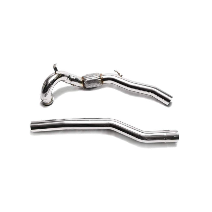 Armytrix High-flow Performance De-catted Down Pipe + Secondary Down Pipe With Cat Simulator (Fits NON-OPF Model) for Audi S3 8V Sportback (2013-2020) - AWVSR-DD