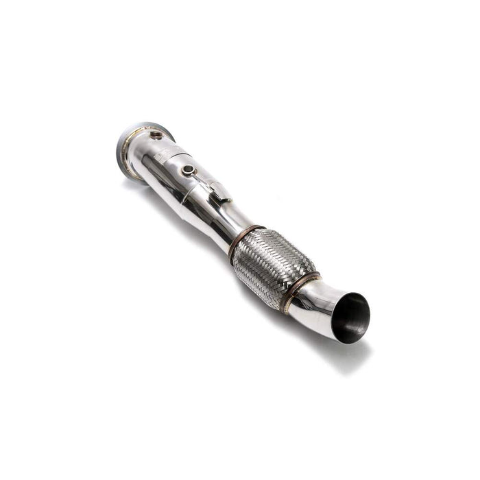 Armytrix High-flow performance de-catted down pipe with cat simulator for BMW F20/F21 M140i (2016-2019) - B58B30-DD