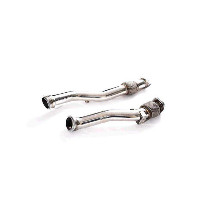 Armytrix High-flow Performance De-catted Down Pipe with Cat Simulator for BMW F97 X3M (2019-Present) - BMF98-DD