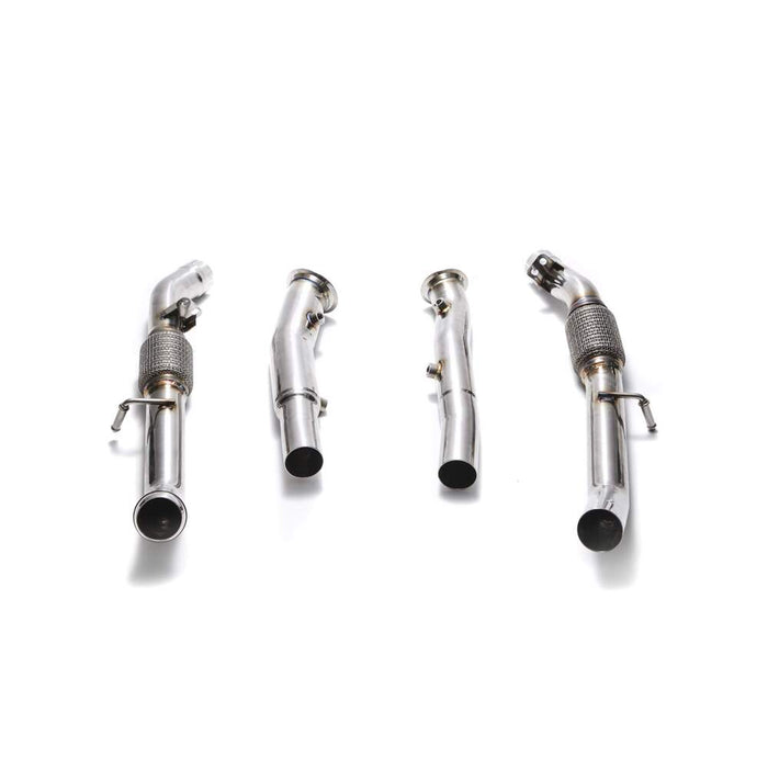 Armytrix High-flow Performance De-catted Down-pipe with Cat-simulator for Mercedes-AMG W166/C292 GLE43/GLE400/GLE450 SUV/Coupe (2016-2019) - MB924-DD