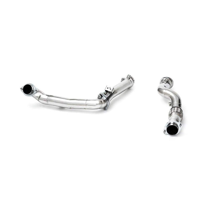 Armytrix High-flow Performance De-catted Down-Pipe with Cat Simulator + Link Pipe for BMW G87 M2 (2023-Present) - BMG87-DD