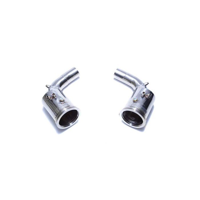 Armytrix High-flow Performance De-catted Down-Pipes with Cat Simulator for Porsche 911 Carrera 992 /4/S/4S (2019-Present) - P92CS-DD