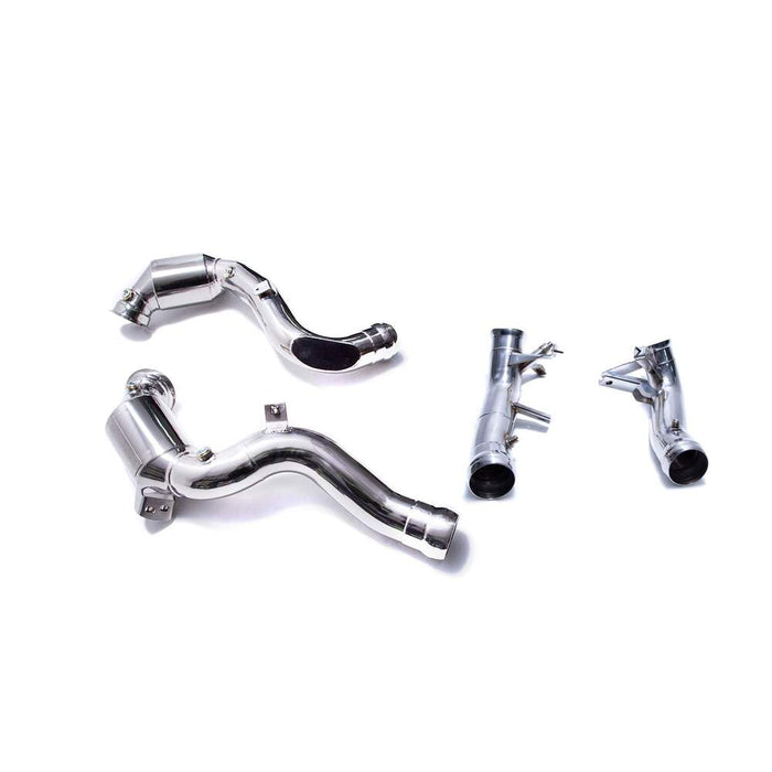 Armytrix (OPF version) Sport Cat Down-Pipe with 200 CPSI Catalytic Converter + Secondary Down-Pipe for Mercedes-AMG GT 63 4 Door Coupe OPF/Non-OPF(2018-Present) - MB136-6CD