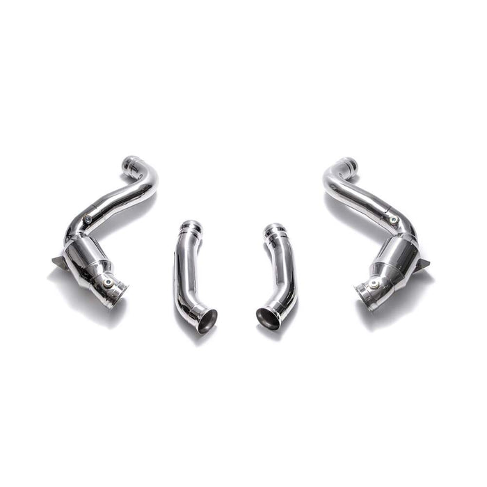 Armytrix Sport Cat-pipe with 200 CPSI Catalytic Converter + Secondary down pipe for Mercedes-AMG W205 C63/C63S (2014-2022) - MB056-CD