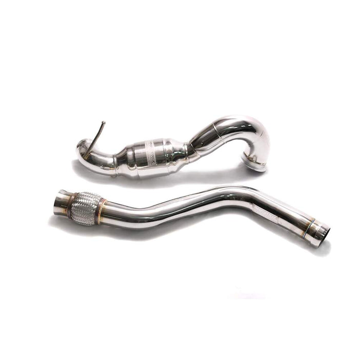 Armytrix Sport Cat Pipe With 200 Cpsi Catalytic Converters + Link Pipe for Mercedes-AMG W176 A45 (2013-2019) - MBA45-CD