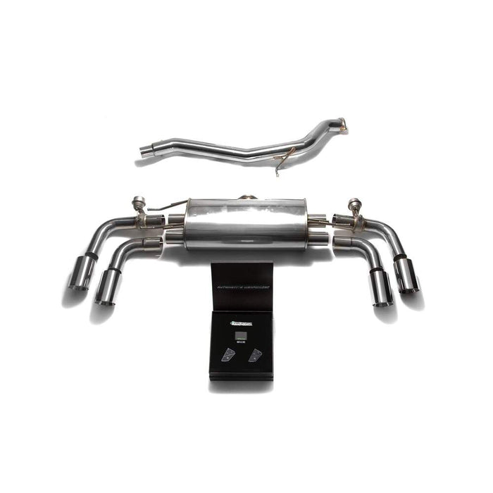 Armytrix Valvetronic Exhaust System for Audi TT 8J MK2 1.8 2.0 TFSI Quattro Coupe (2006-2014) - AU8JS-QS11C