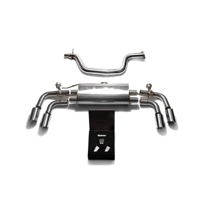 Armytrix Valvetronic Exhaust System for Audi TT 8J MK2 2WD 1.8/2.0 TFSI Coupe (2006-2014) - AU8JT-QS11C