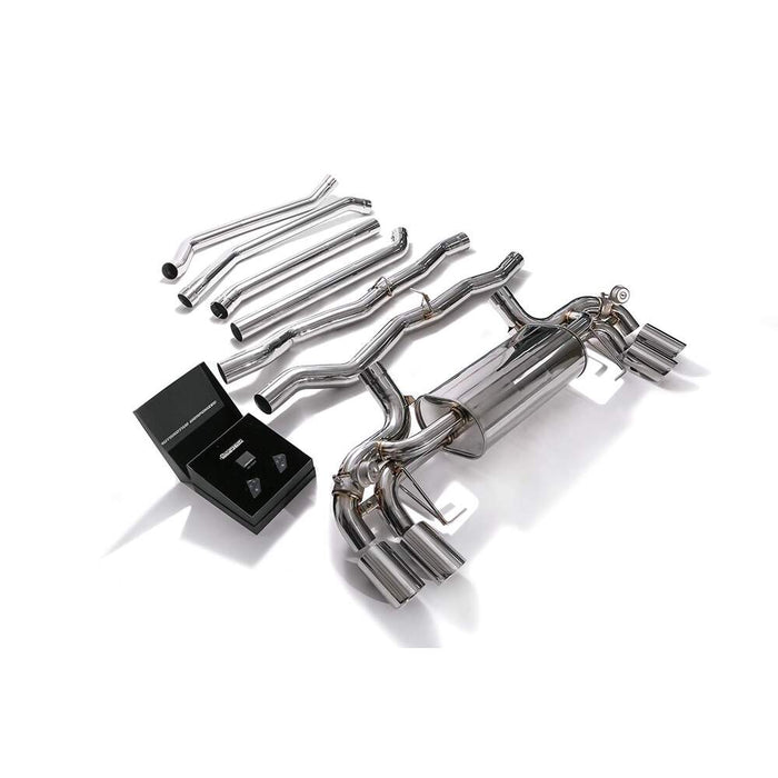 Armytrix Valvetronic Exhaust System for BMW G30/G31 M550i xDrive (2017-2024) - BMG35-QS38C
