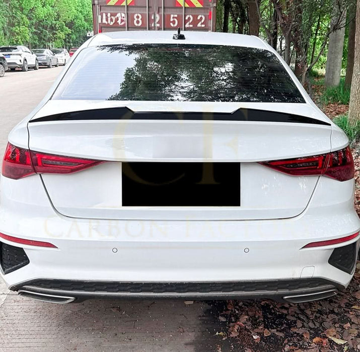 V Style Gloss Black Boot Spoiler for Audi A3 S3 RS3 8Y Saloon 20-Present