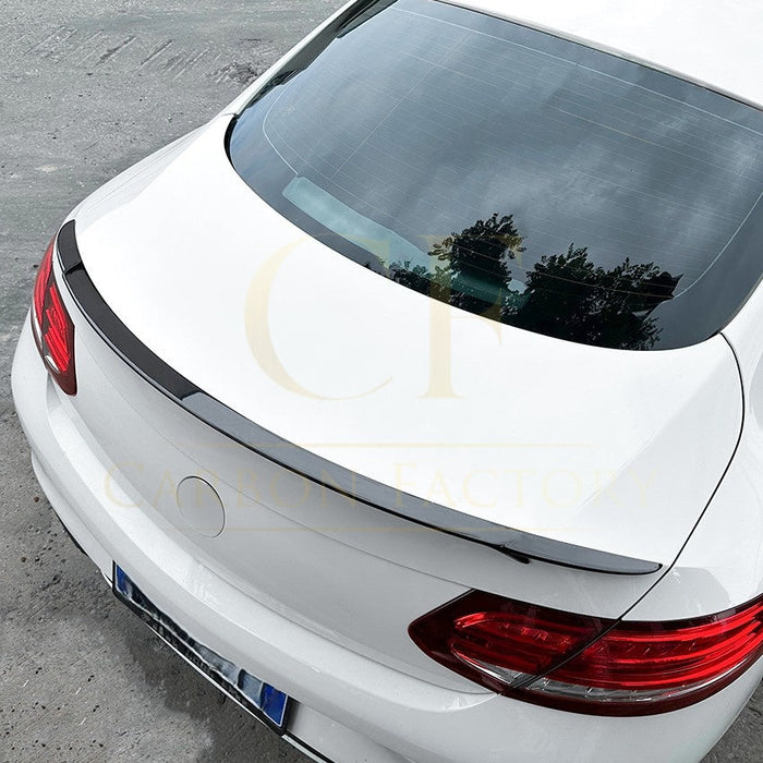 Brabus Style Gloss Black Boot Spoiler for Mercedes Benz W205 C Class Coupe 15-21