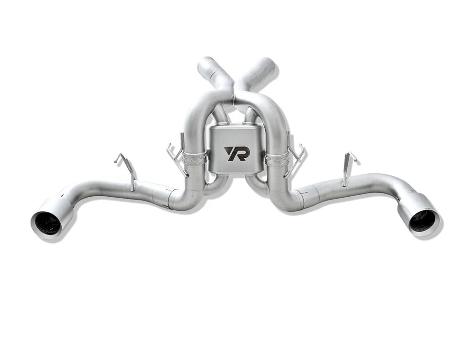 Yonristic Performance F1 extended X-pipe valved exhaust system for the McLaren 570S / 570GT / 570 Spider - main product view