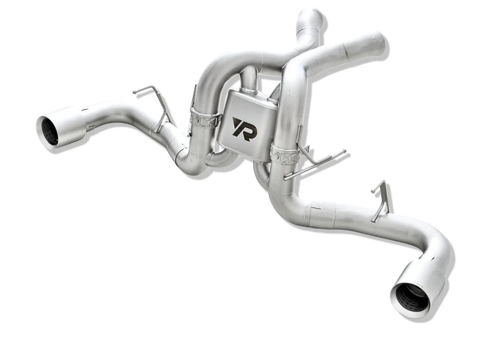 Yonristic McLaren 570 extended X-pipe exhaust - component layout