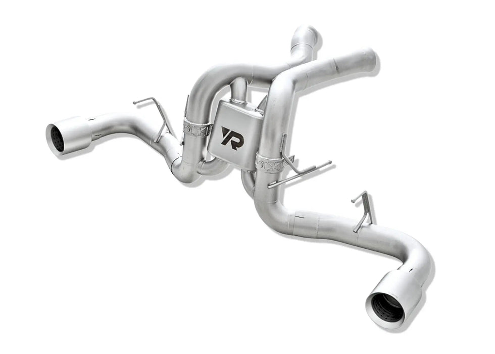 Yonristic McLaren 570 extended X-pipe exhaust - tip finish option