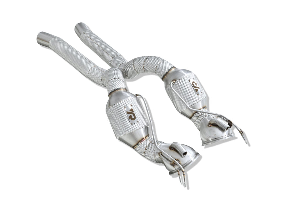 Ferrari 12Cilindri MaxFlow front pipes - AISI 304 stainless steel