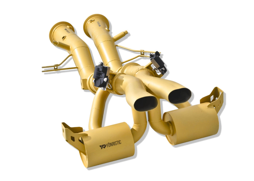 Lamborghini Temerario VANTA Edition exhaust - X-pipe merge architecture
