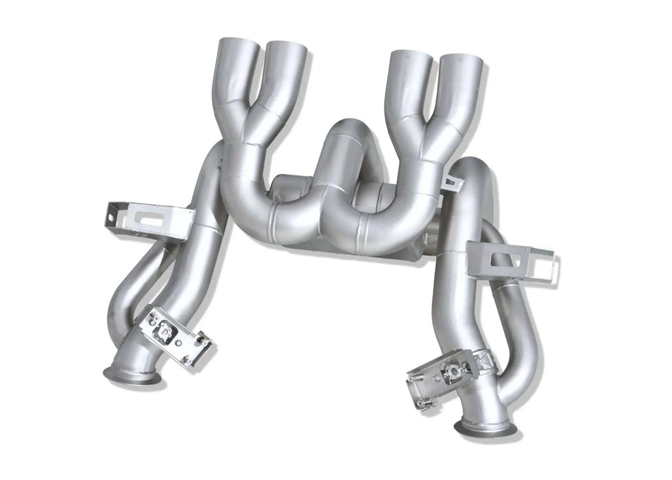 Yonristic Revuelto F1 valved exhaust package - weld finish detail