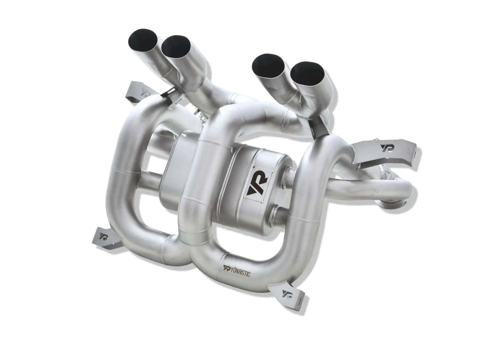 Yonristic Revuelto F1 valved exhaust package - internal flow path detail