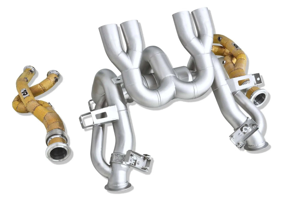 Yonristic Revuelto F1 valved exhaust package - exhaust valve detail
