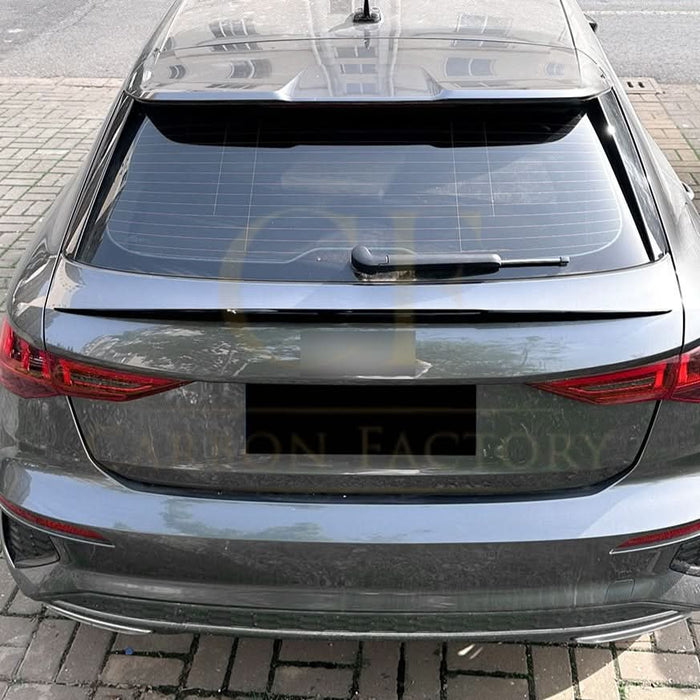 Gloss Black Mid Spoiler for Audi A3 S3 RS3 8Y Sportback 20-Present