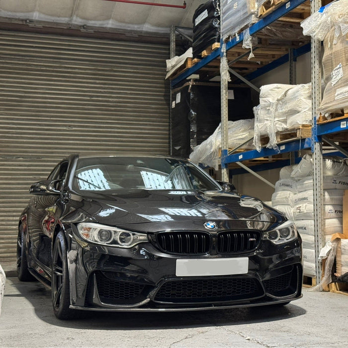 MP Style Carbon Fibre Front Splitter 1 Piece Design for BMW F80 M3 F82 F83 M4 14-20