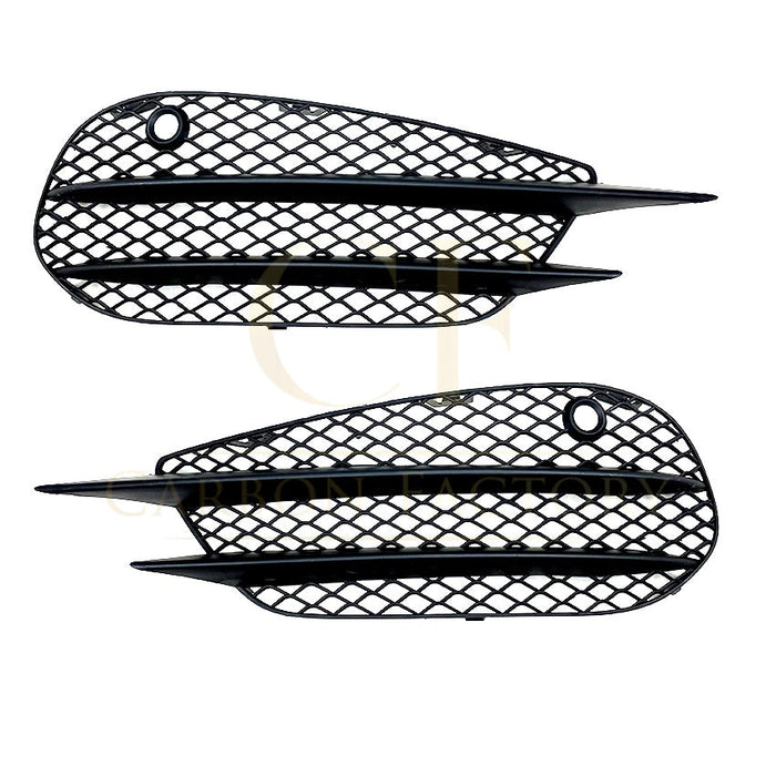 Gloss Black Front Bumper Side Grille for Mercedes Benz W205 C Class 15-18