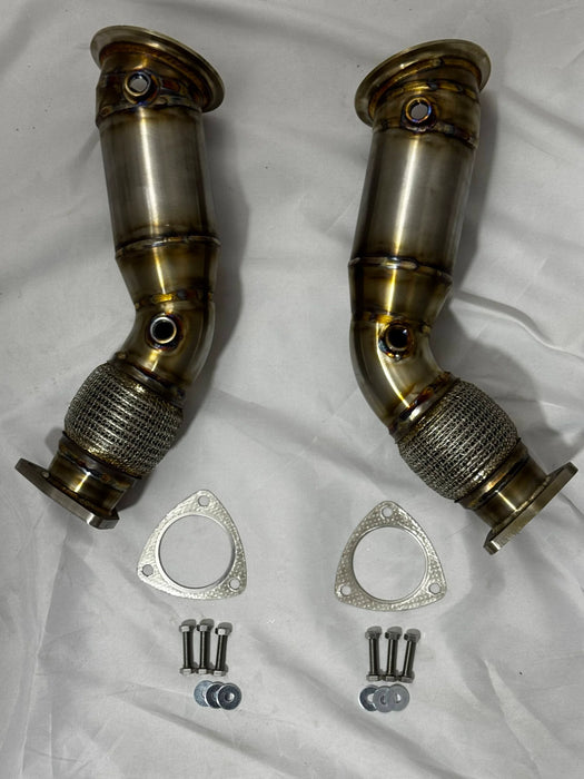 Aston Martin DB11 400 Cell Sport Cat Downpipes - Nicromobeum Exhausts