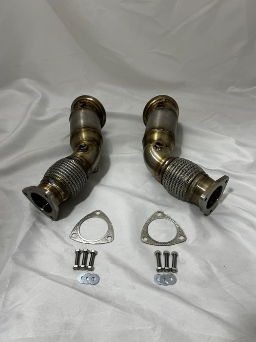 Aston Martin DB11 400 Cell Sport Cat Downpipes - Nicromobeum Exhausts