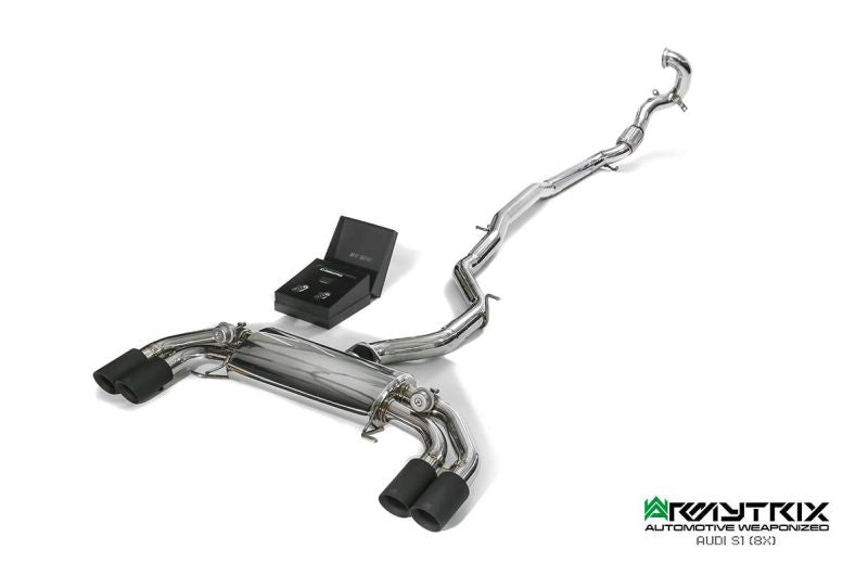 Audi S1 8X 2.0 Hatchback/ Sportback 2014-2018 - Valvetronic Exhaust System - Armytrix Exhausts