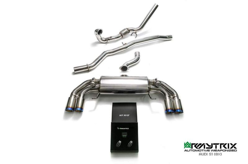Audi S1 8X 2.0 Hatchback/ Sportback 2014-2018 - Valvetronic Exhaust System - Armytrix Exhausts
