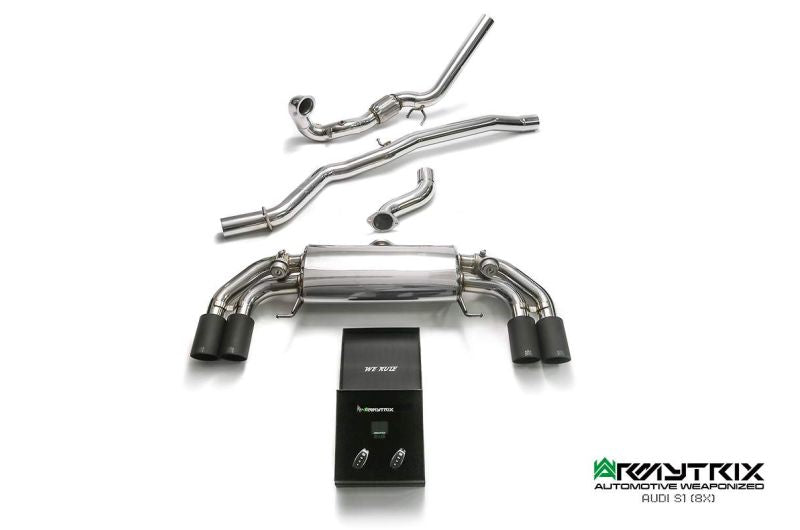 Audi S1 8X 2.0 Hatchback/ Sportback 2014-2018 - Valvetronic Exhaust System - Armytrix Exhausts