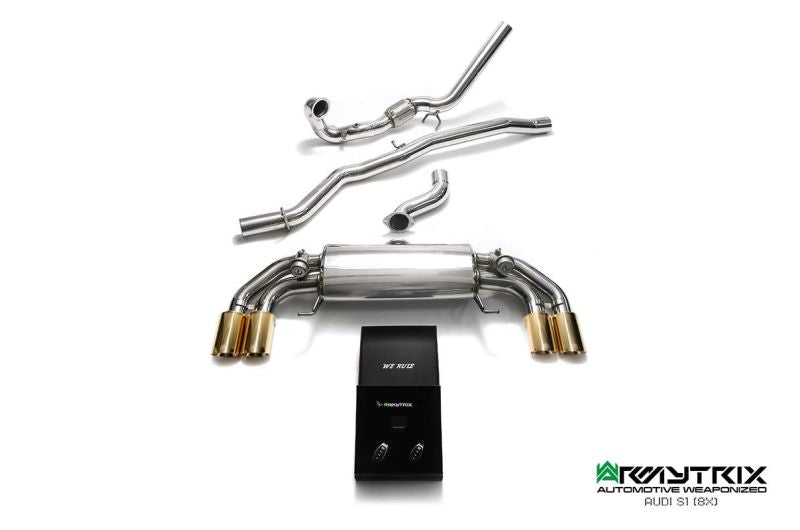 Audi S1 8X 2.0 Hatchback/ Sportback 2014-2018 - Valvetronic Exhaust System - Armytrix Exhausts