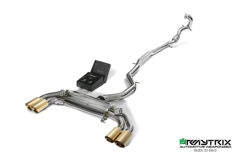 Audi S1 8X 2.0 Hatchback/ Sportback 2014-2018 - Valvetronic Exhaust System - Armytrix Exhausts