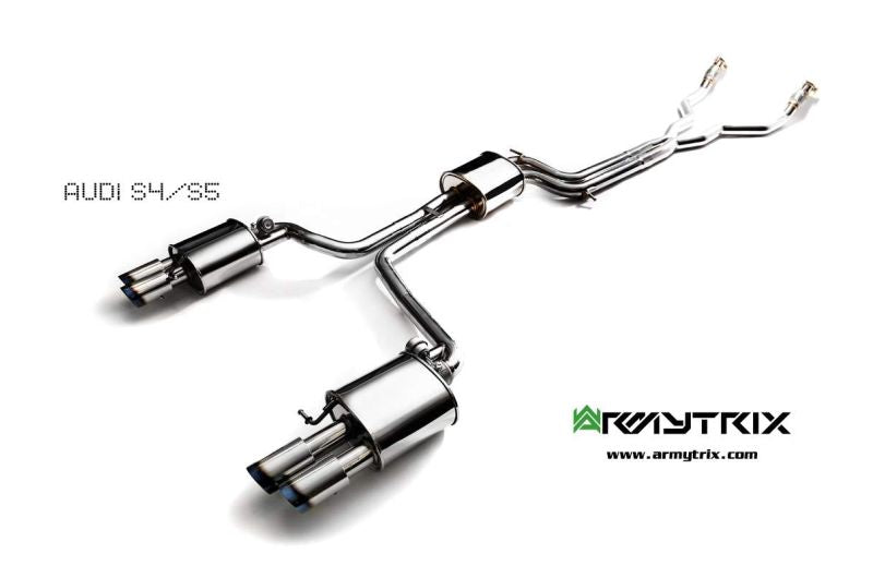 Audi S4 B8 3.0 TFSI (2008-2015) - Valvetronic Exhaust System - Armytrix Exhausts