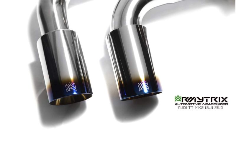Audi TT 8J MK2 2WD 1.8/2.0 TFSI Coupe (2006-2014) - Valvetronic Exhaust System - Armytrix Exhausts