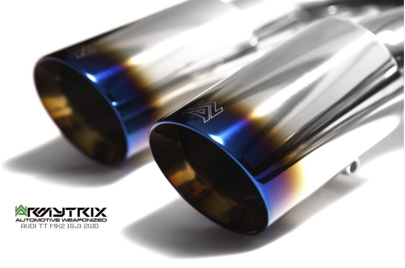 Audi TT 8J MK2 2WD 1.8/2.0 TFSI Coupe (2006-2014) - Valvetronic Exhaust System - Armytrix Exhausts