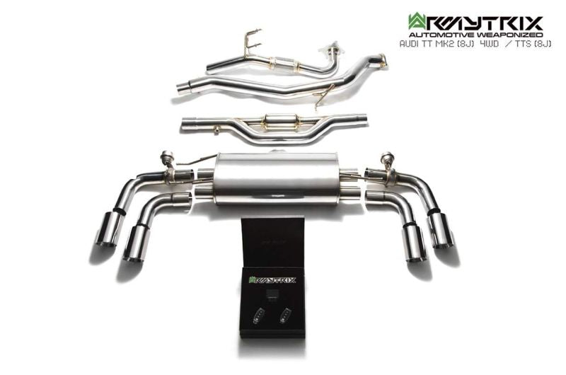 Audi TT 8J MK2 1.8 2.0 TFSI Quattro Coupe (2006-2014) - Valvetronic Exhaust System - Armytrix Exhausts
