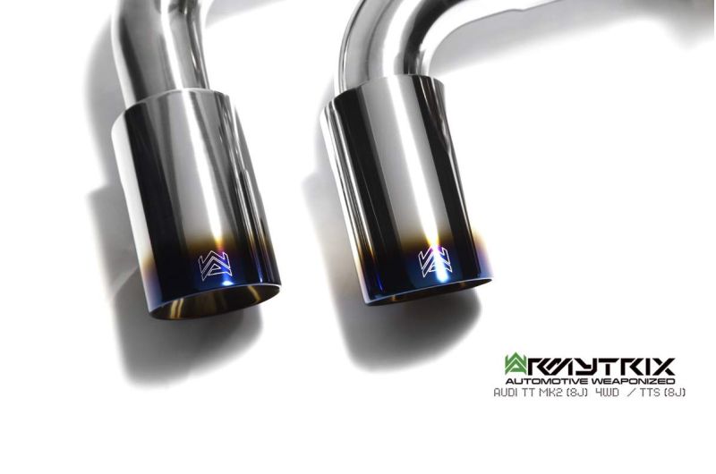 Audi TT 8J MK2 1.8 2.0 TFSI Quattro Coupe (2006-2014) - Valvetronic Exhaust System - Armytrix Exhausts