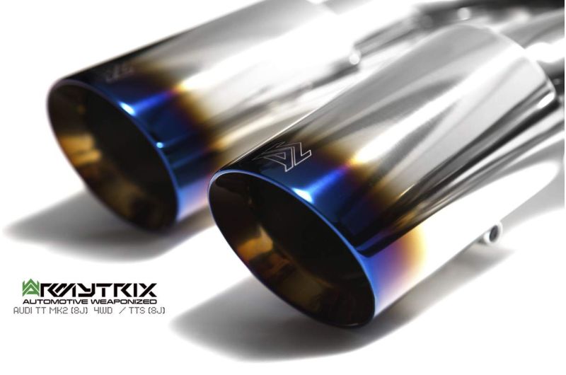 Audi TT 8J MK2 1.8 2.0 TFSI Quattro Coupe (2006-2014) - Valvetronic Exhaust System - Armytrix Exhausts