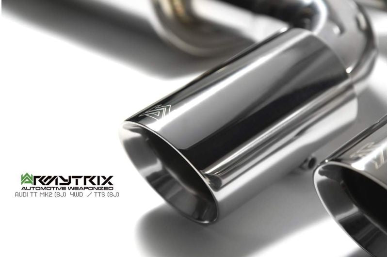 Audi TT 8J MK2 1.8 2.0 TFSI Quattro Coupe (2006-2014) - Valvetronic Exhaust System - Armytrix Exhausts