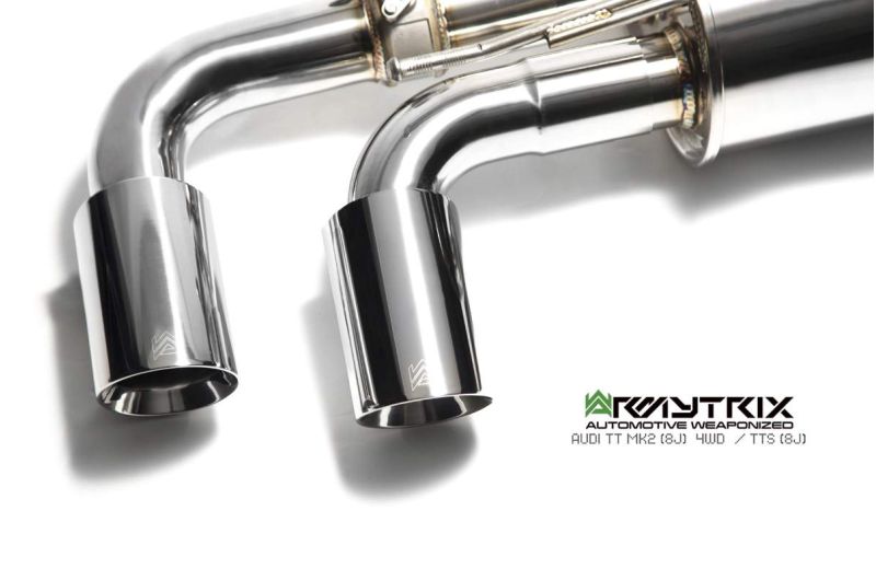 Audi TT 8J MK2 1.8 2.0 TFSI Quattro Coupe (2006-2014) - Valvetronic Exhaust System - Armytrix Exhausts