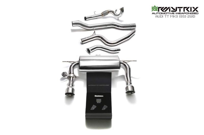 Audi TT 8S MK3 1.8 2.0 TFSI 2WD Coupe (2015-present) - Valvetronic Exhaust System - Armytrix Exhausts